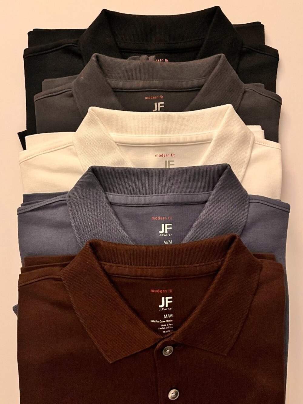 Short-sleeve polo shirts (All 5 for one price)